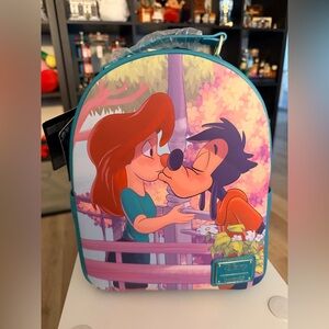 Loungefly Disney A Goofy Movie Roxanne & Max Kiss Mini Backpack